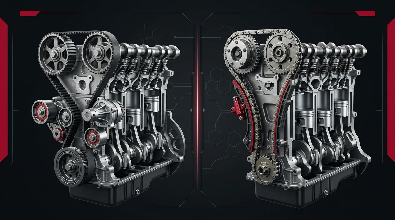 Timing belt and chain system components
